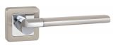 Ручка дверная "PUNTO" GALAXY QR SN/CP-3  (матовый никель/хром)