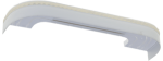 Карниз Галант NEO "Флора" с поворотом 2,6 белый глянец