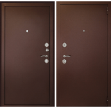 Двери металлические 2050х860х100 ДК ИРТЫШ-100 (правая) сталь 1,2мм, медный антик,металл/металл, 2зам