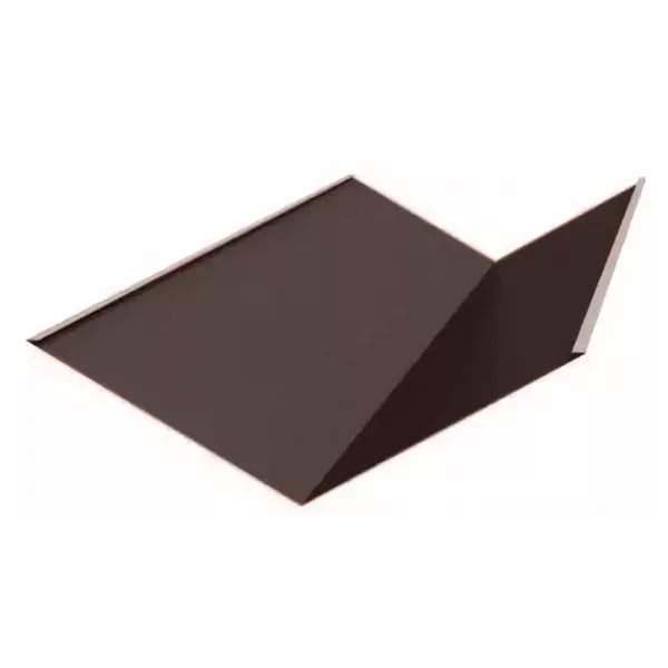 Планка ендовы нижней 0,5 300х300х2000 п/э RAL 8017 шоколадно-коричневый