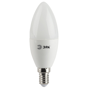 Лампа светодиодная LED В35-7w-827-Е14 Эра