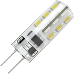 Лампа светодиодная, (3W) 12V G4 2700K, LB-422 Ферон