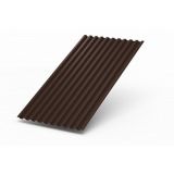 Профнастил С21    0,4х1051х2000 п/э RAL 8017 шоколадно-коричневый 