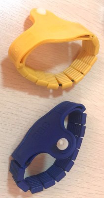 Чехол-браслет для ключа (желтый) фитнес