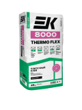 Клей ЕК 8000 Thermo Flex для облицовки печей термостойкий (до 250 градусов) 25кг