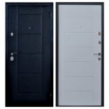 Двери металлические 2050х860х70 Форпост Квадро 2 МДФ 8мм. Беленый дуб (левая)