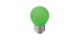 Лампа накаливания Е27 230В 10вт декаративная зеленая