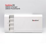 Зарядное устройство Soshine E3  (белый) (4 слота) (Power Bank)