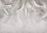 3D Фотообои «Роскошные пальмовые ветви»  на флиз.осн. (550 см*250 см) (Песок)